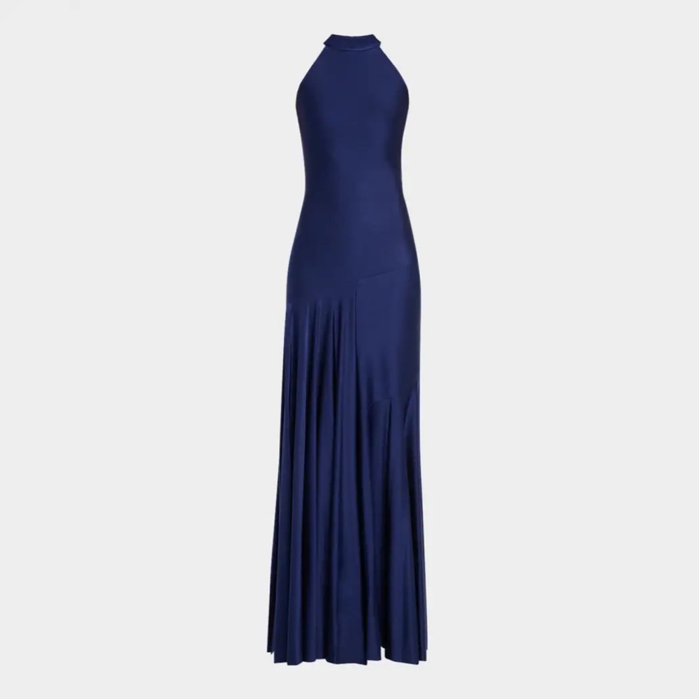 ISO - Chiara Boni la petite robe asymmetric draped jersey halter gown
